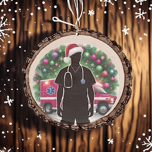 Personalized EMT Christmas Ornament - First Responder Ornament - Emergency Medical Technician Holiday Gift - Paramedic Appreciation Keepsake