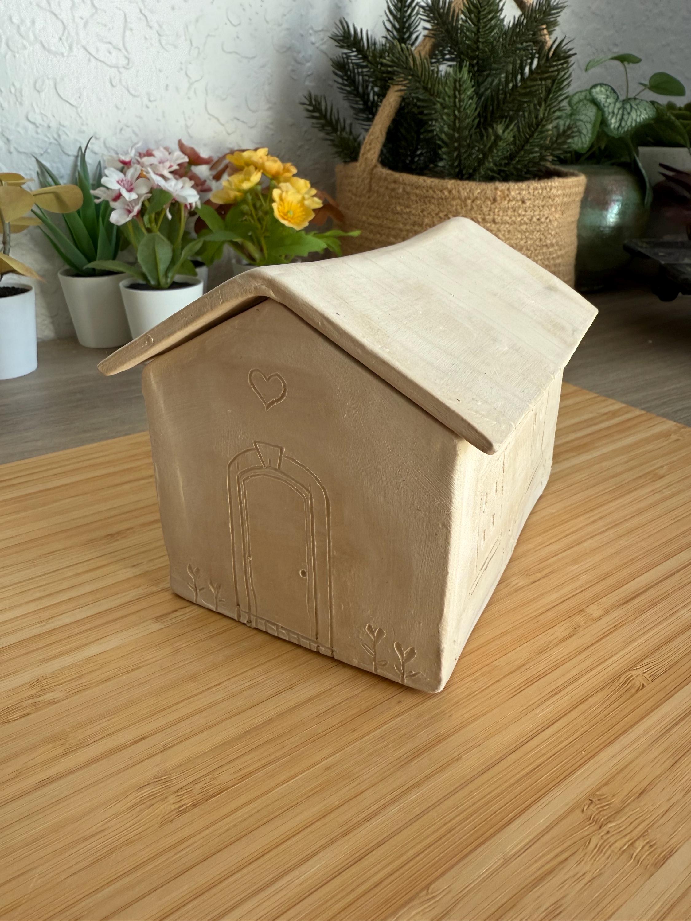 DIY Pottery Butter Crock Template: Printable Clay Slab Project (PDF ...
