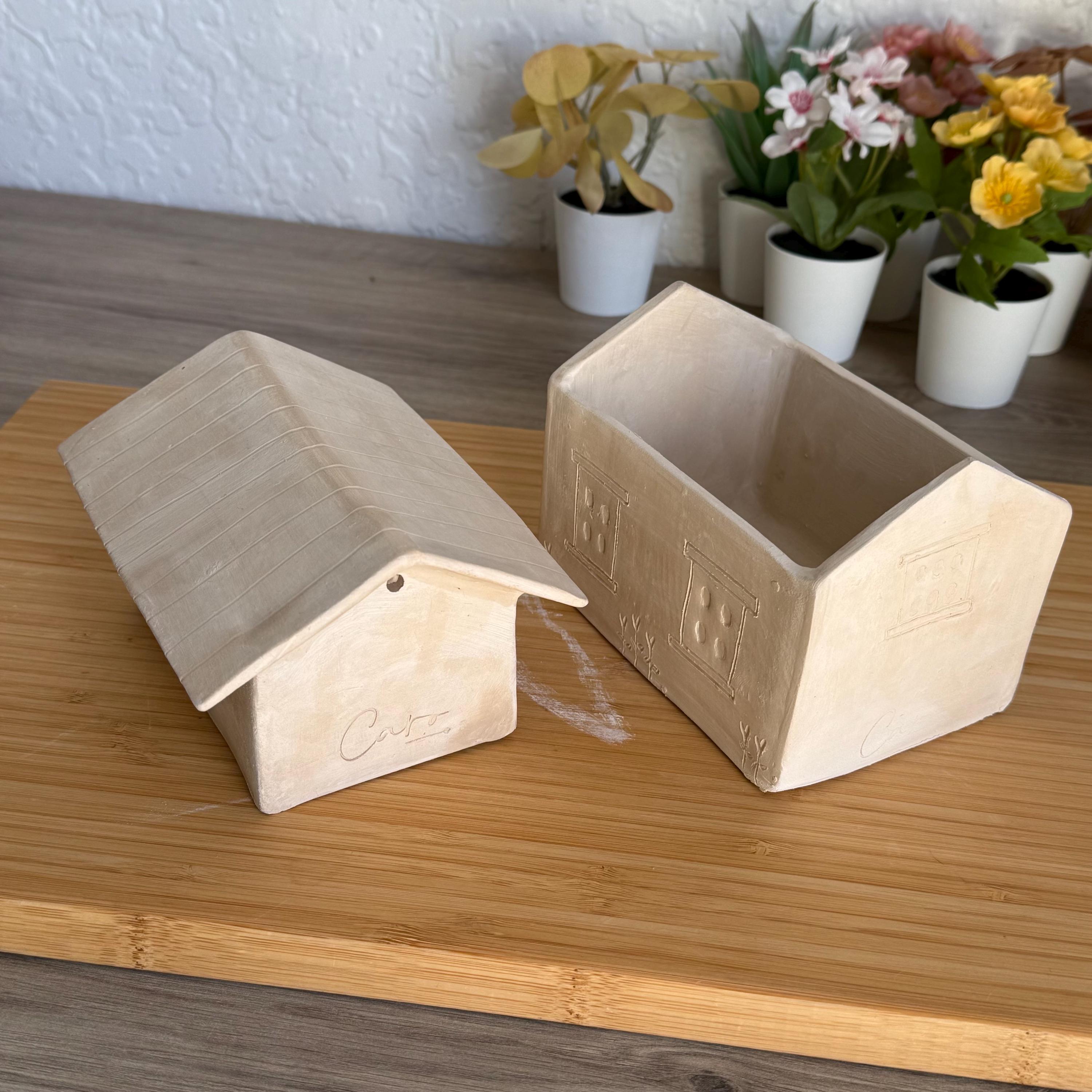 DIY Pottery Butter Crock Template: Printable Clay Slab Project (PDF ...