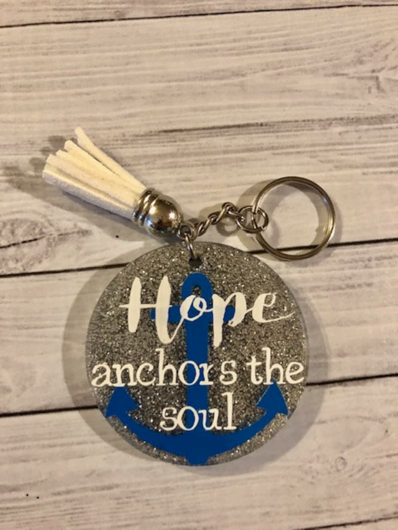 HOPE anchors the soul/' Keychain