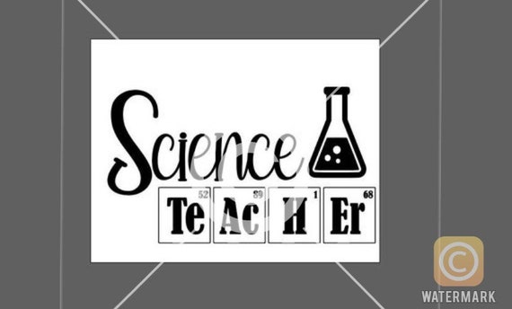 Download Science Teacher Periodic Table Svg File Etsy