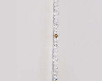 Elegant Sun Catcher, Brass & Gold Accents and Hardware, Handmade Decor