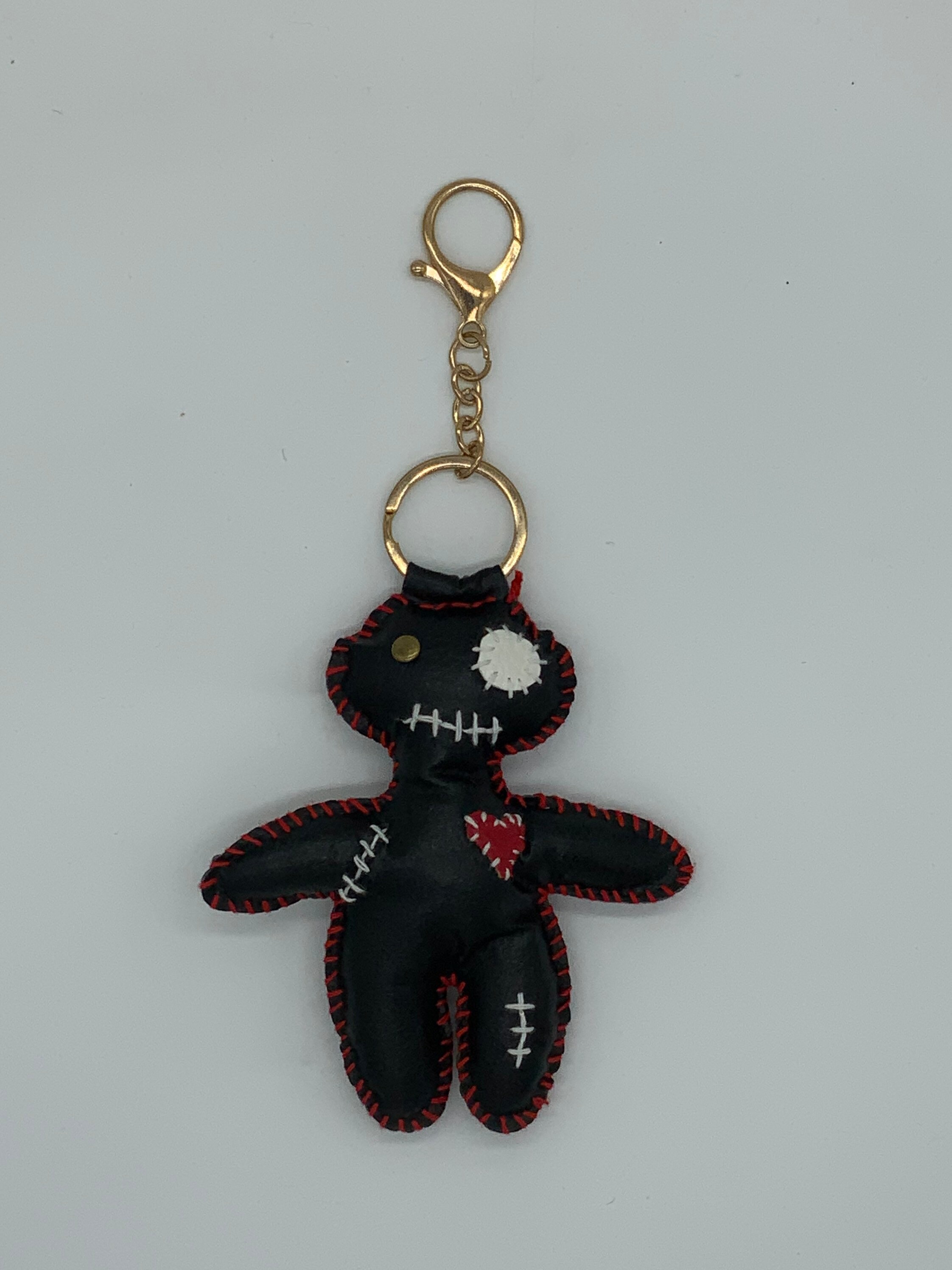 Voodoo Doll Keychain charm Etsy
