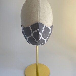 Adult Reversible Face Mask Grey n White