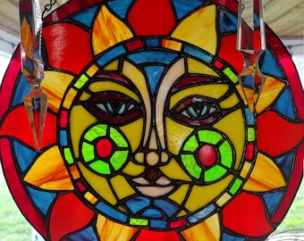 ステンドグラスの太陽 - Etsy 日本