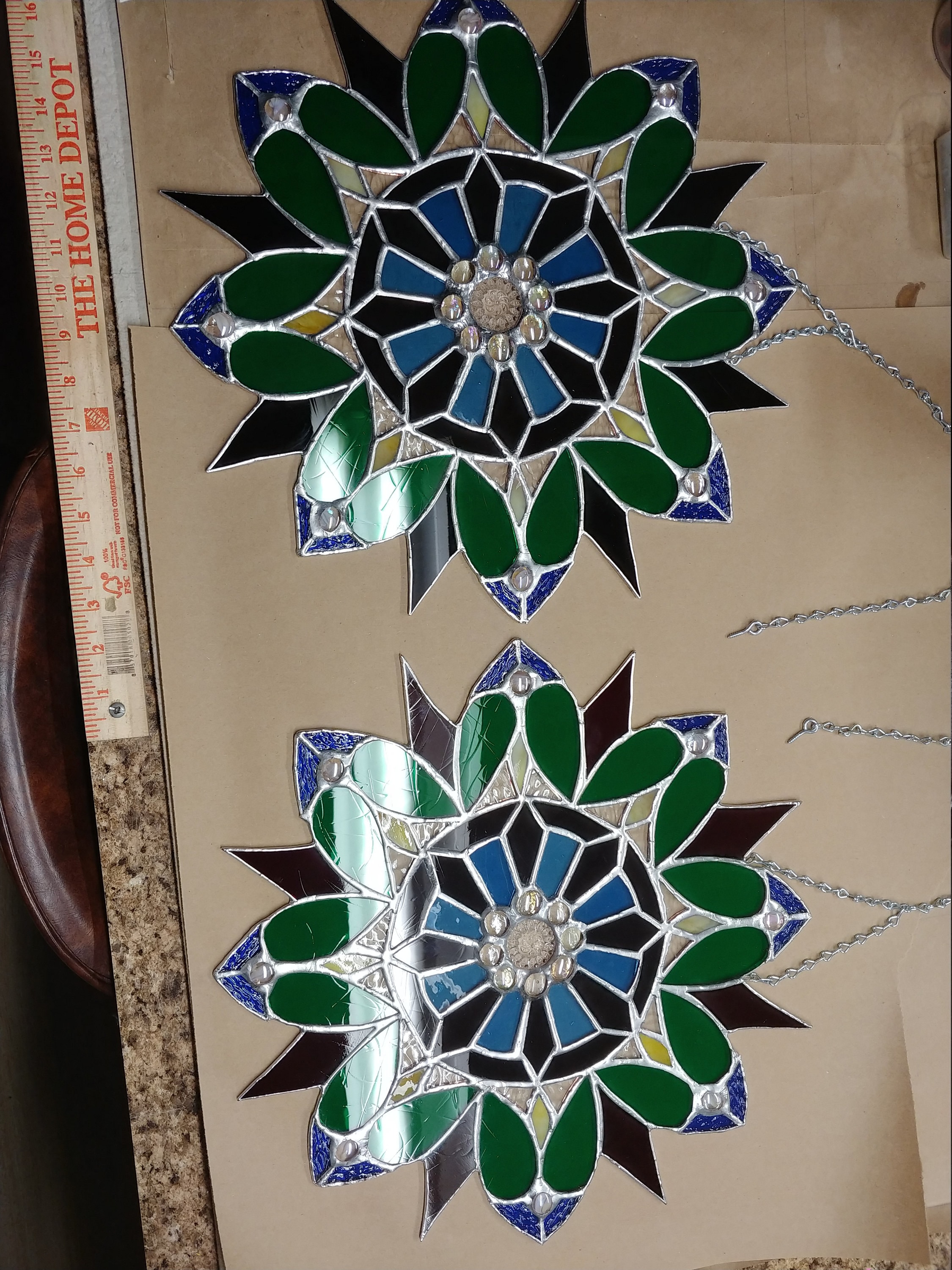 Stained Glass Panel. Etsy