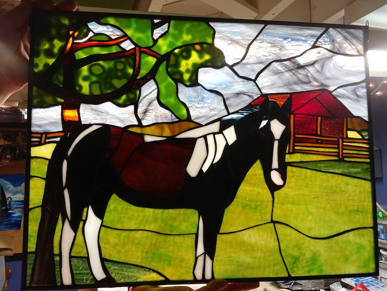 Custom Orders Turn Your Photos Into a Stained Glass Panel. 50.00 per