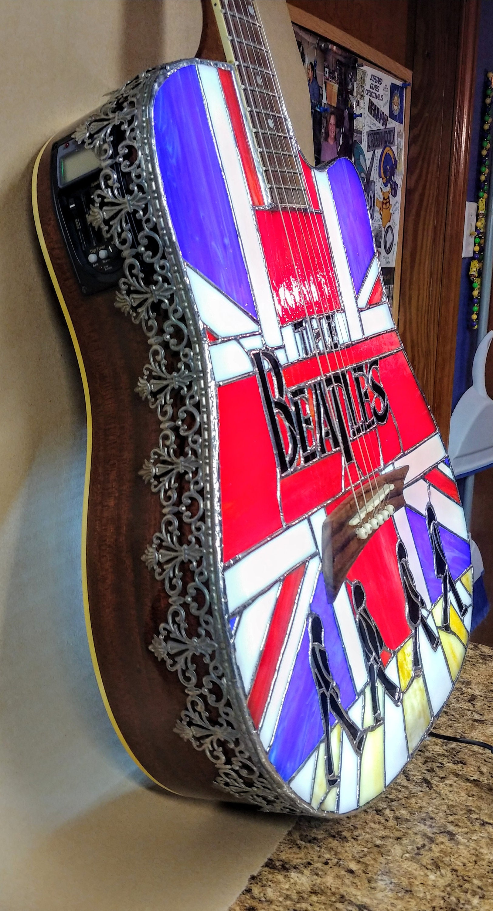 Stained Glass Guitar Etsy