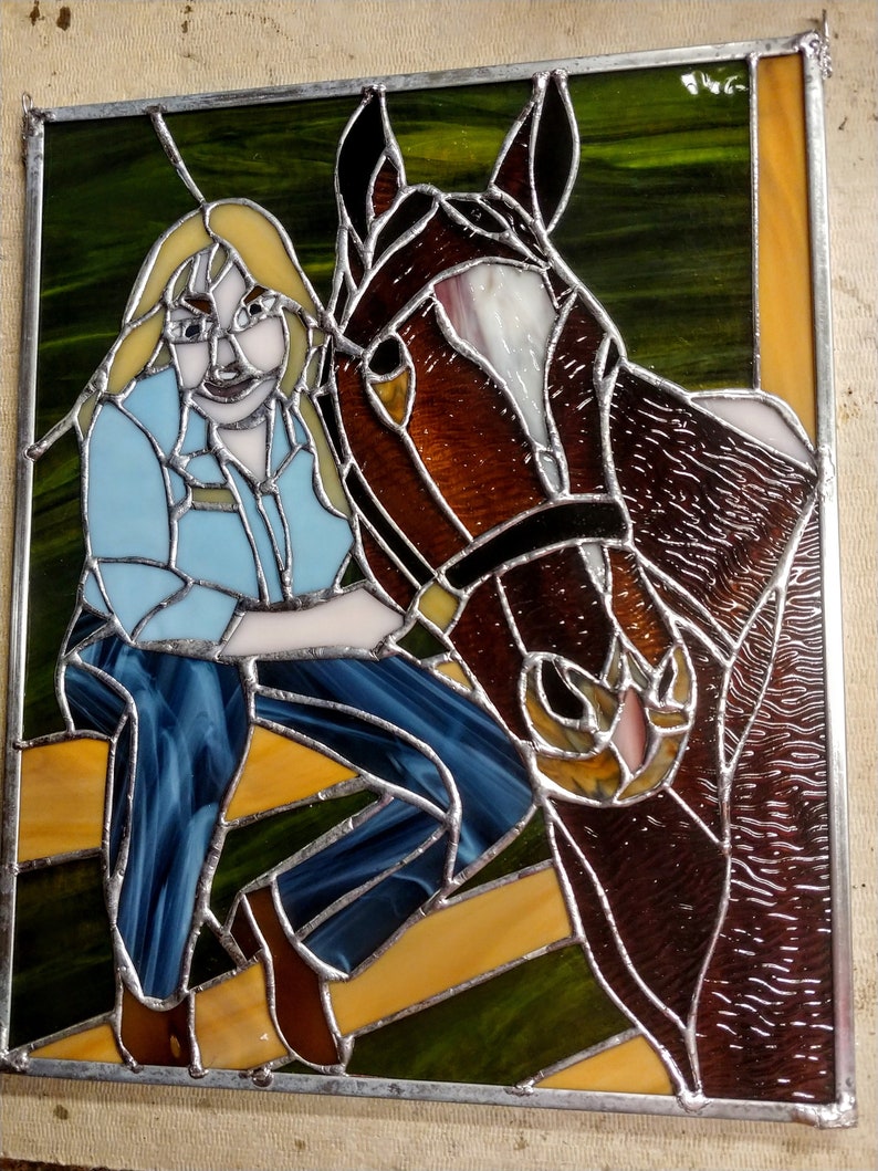 Custom Orders Turn Your Photos Into a Stained Glass Panel. 50.00 per