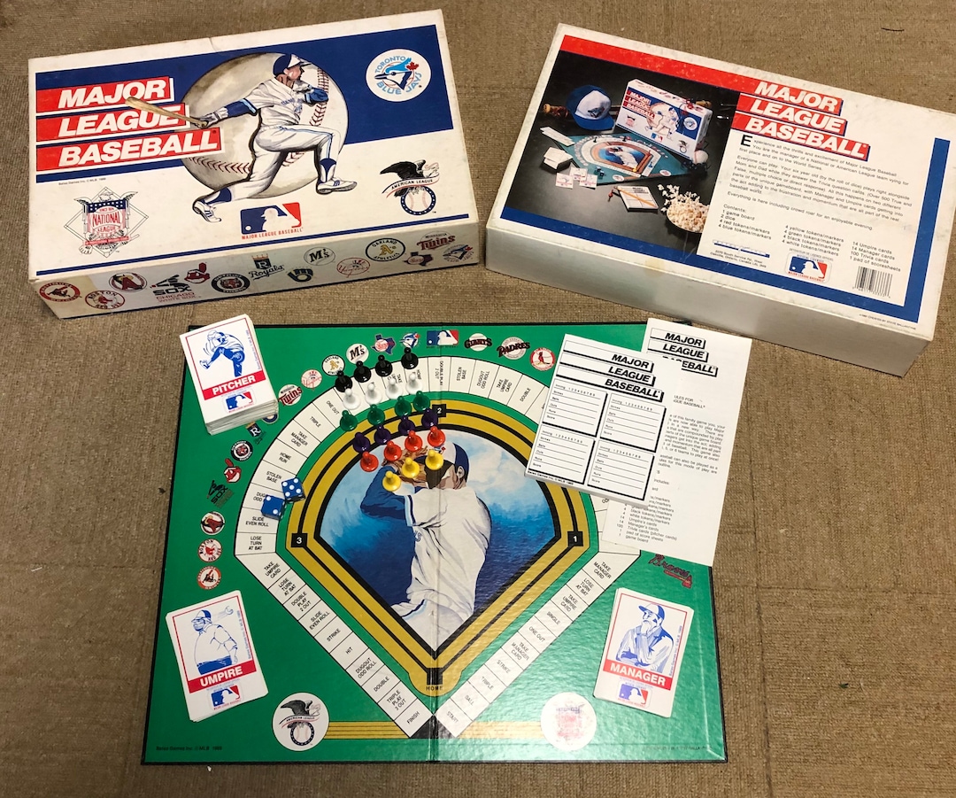 Major League Baseball Bates Game 1989 Vintage Board Game - Etsy
