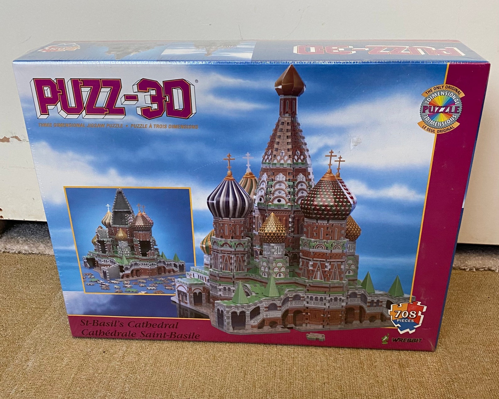 Puzz3d Stbasils Cathedral 708 Pieces 3 Dimensional Jigsaw Etsy