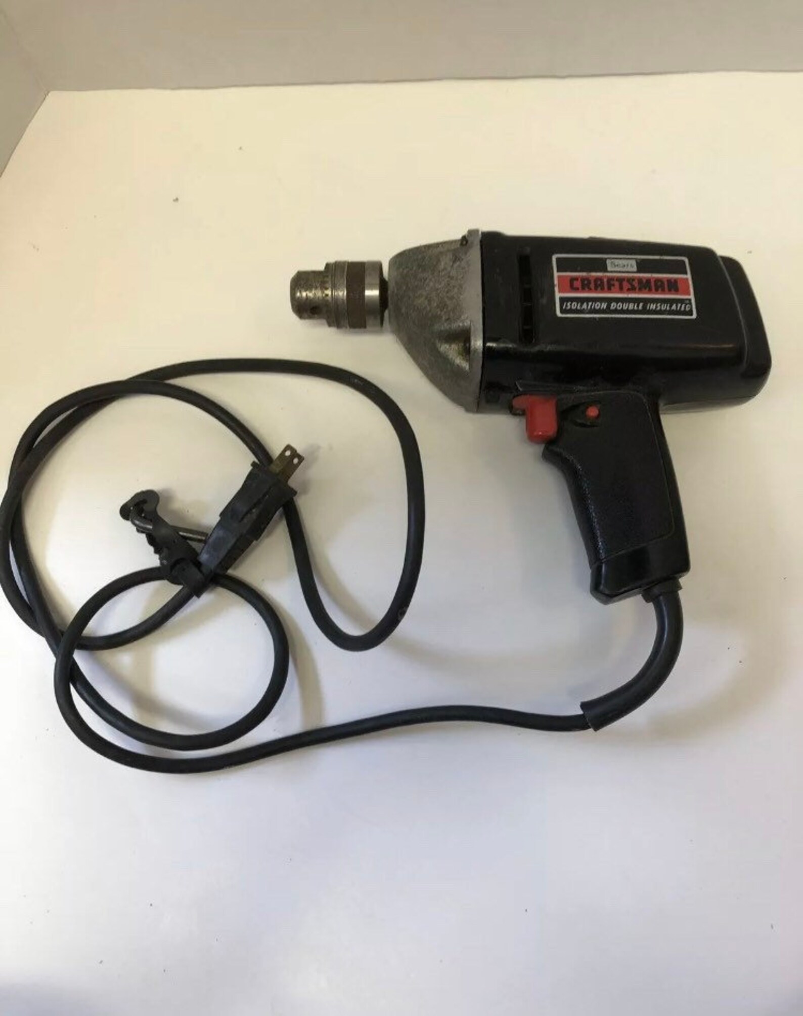 Vintage Sears Craftsman Corded Power Drill 3/8 Reversible Etsy