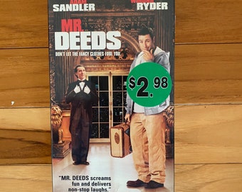 Mr. Deeds Vintage VHS New Factory Sealed 2002 Adam Sandler