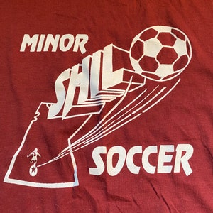 Vintage Men’s SHIL Minor Soccer T-Shirt L Single Stitch