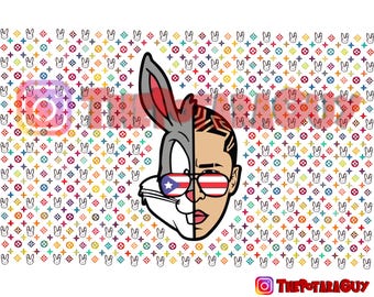 Bad Bunny inspired design LV Bunny