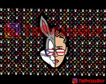 Bad Bunny inspired design LV Bunny