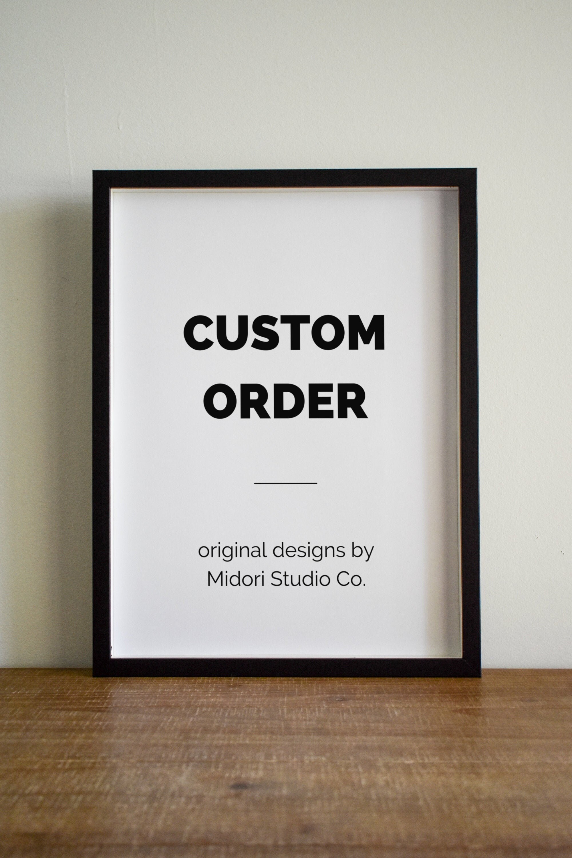 Custom Order Digital Print personalized digital wall art Etsy