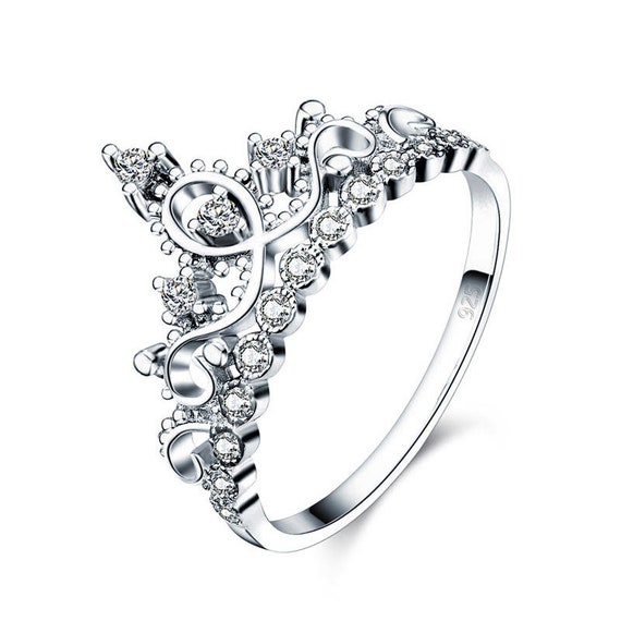 Diamond Crown Wedding Ring - Aurelius Jewelry