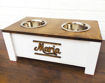 Elevated Dog Feeder, Raised Dog Feeder, Custom Dog Bowl, Raised Dog Bowl, Elevated Dog Bowl, Dog Bowl Stand, Dog Gift, Pet Furniture