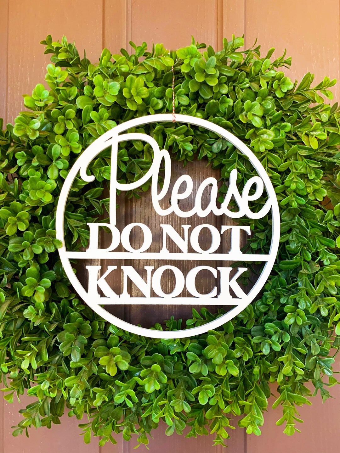 Do Not Knock Sign No Soliciting Sign Funny No Soliciting Etsy