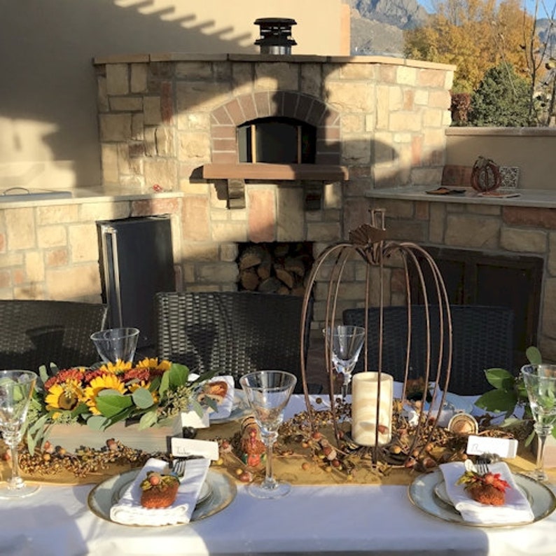 Build a Wood Fired Pizza Oven With Refractory Cement Make Etsy