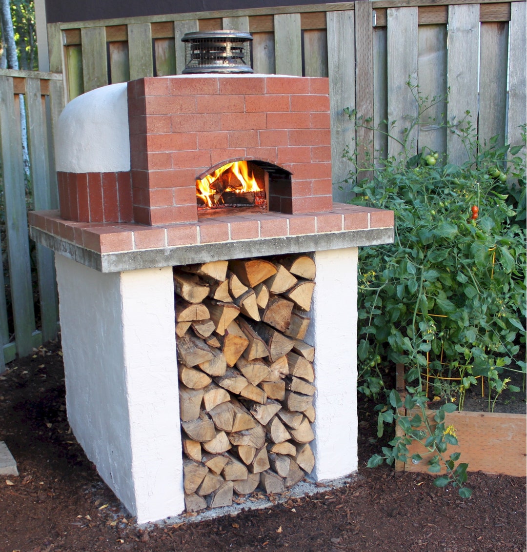 Build a Wood Fired Pizza Oven With Refractory Cement Make image