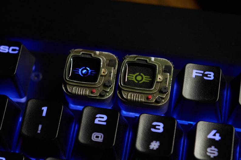 Pip-boy Fallout Artisan Keycap for mechanical keyboards image 10