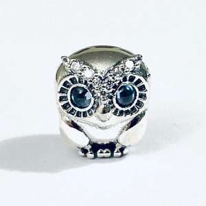 Silver Charm Sparkling OWL CHARM 798397NBCB / Pandora bracelet / pandora charms / pandora beads /Silver Charms For Pandora Bracelet