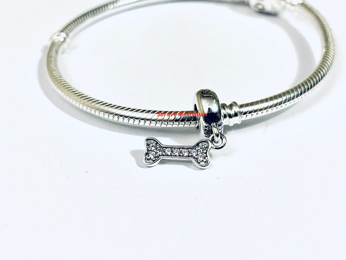 Pandora Dangle Charm I LOVE MY DOG Bone silver / Pandora Charm Etsy