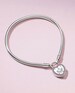 Silver Bracelet PINK LOCK Your Promise Heart Padlock 596586FPC / Pandora Charms / Pandora Beads / Pandora Bracelet / Gift 