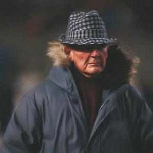Paul Bear Bryant Alabama Crimson Tide Letztes Spiel Liberty Bowl NCAA Football Art Print 11x14 - 48x36