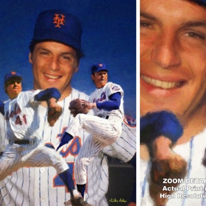 Tom Seaver NY New York Mets Terrific MLB Baseball Stadium Art Print 2510 CHOICES 8x10-48x36