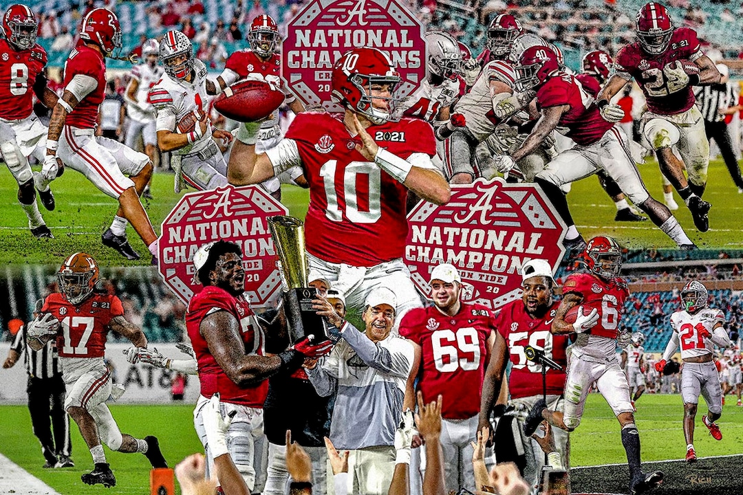 Buy Alabama 2021 National Champions Crimson Roll Tide College