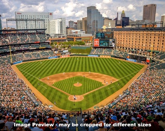 Baltimore Orioles Camden Yards Ball Park MLB BaseballStadion Feld AUSWAHL Größen: 8x10-48x36 Fotodruck - Verschiedene Titel