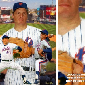 Tom Seaver NY New York Mets Terrific MLB Baseball Stadium Art Print 2520 CHOICES 8x10-48x36