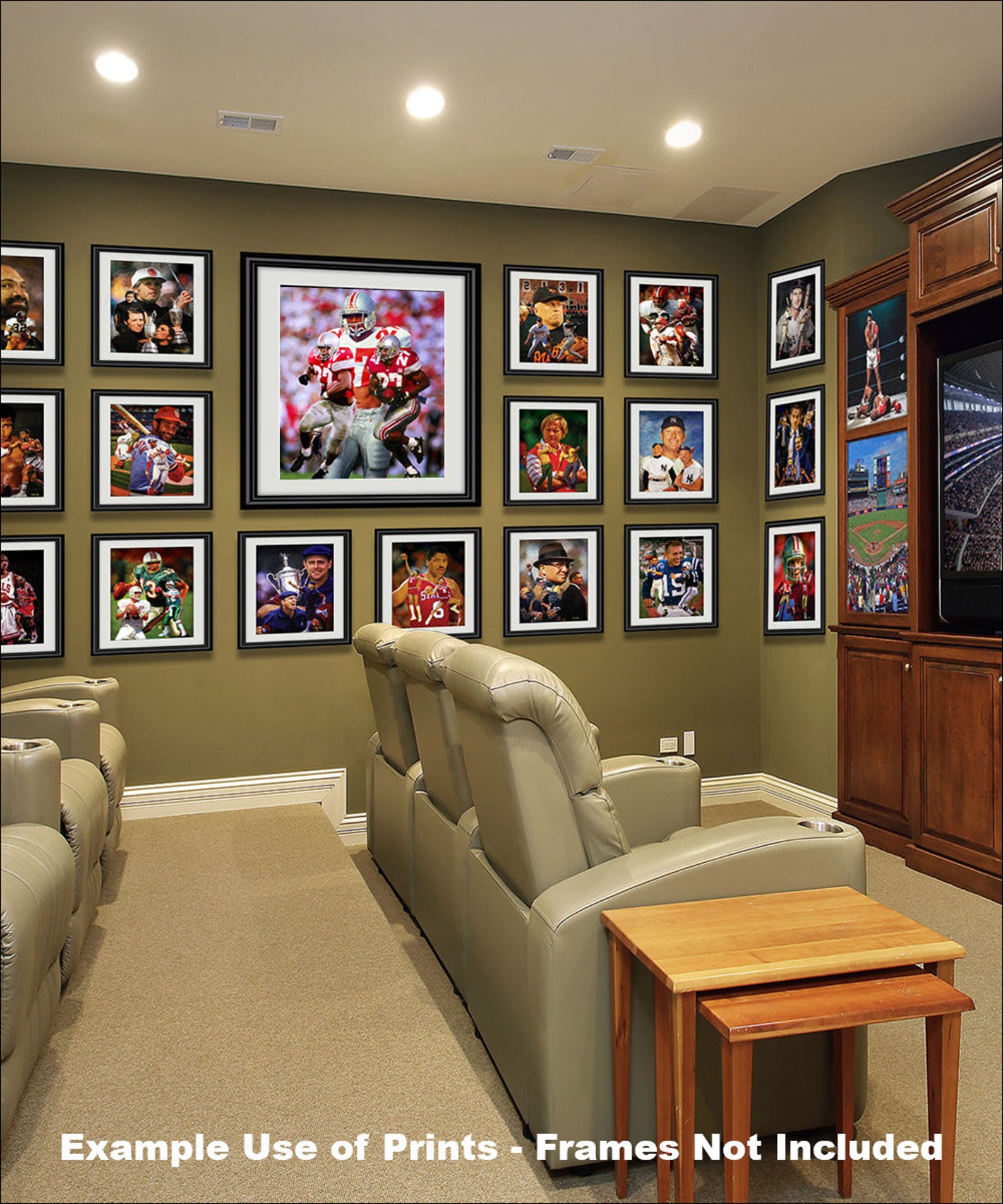 Eddie George Ohio State Buckeyes Art 01 College Football CHOICES 8x10 ...