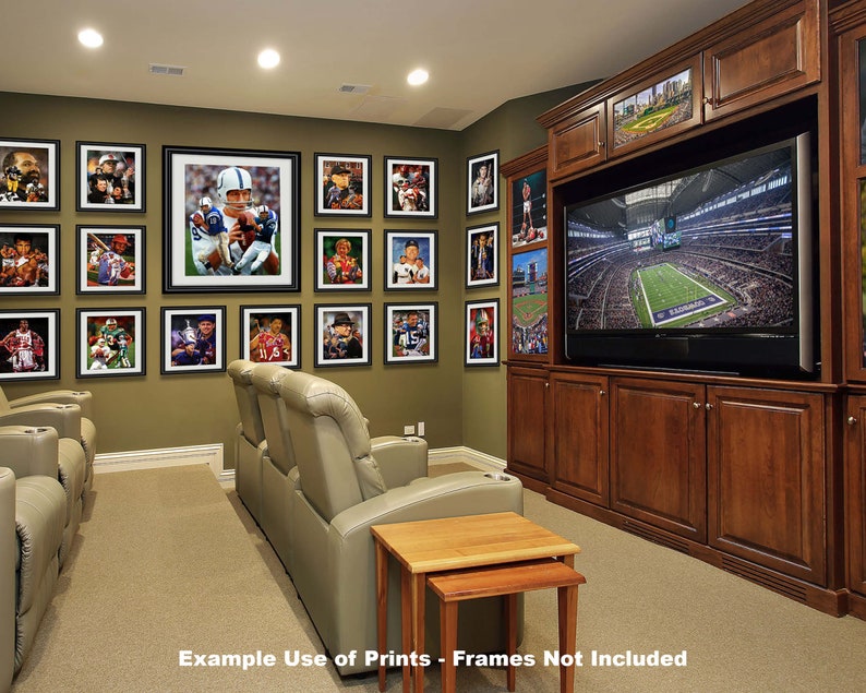 Johnny Unitas Baltimore Colts HOF Super Bowl Champion QB Quarterback Art 1AM3 8x10-40x50in image 6