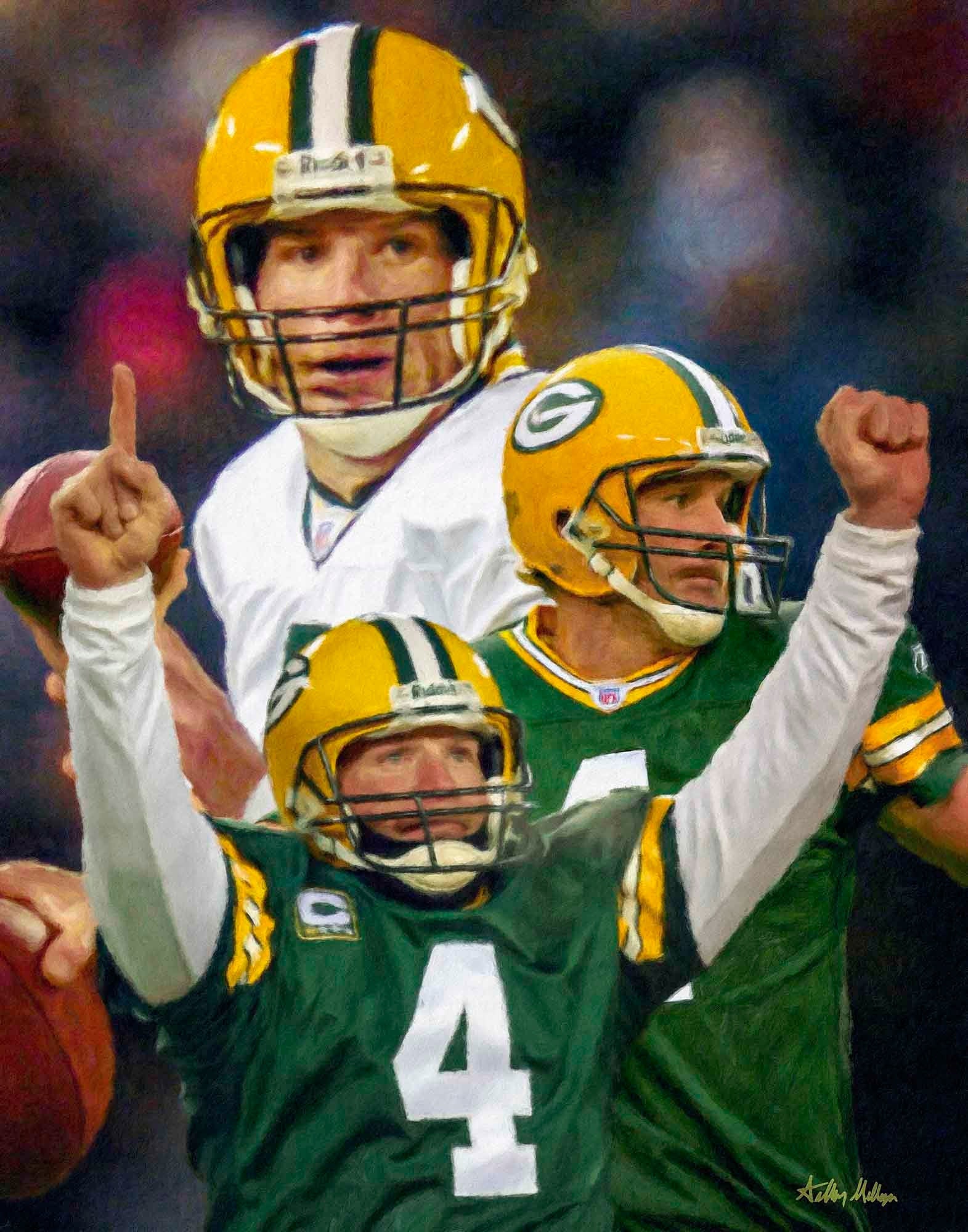 ブレット・ファーヴ グリーンベイ・パッカーズ QB クォーター ブレット・ファーヴ グリーンベイ・パッカーズ QB クォーター