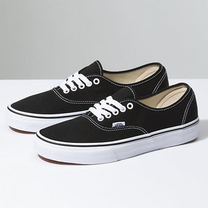 Customizable, Black Tied Vans