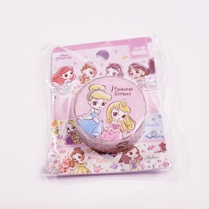 Disney Princess full roll washi tape masking tape Ariel Mulan Aurora Belle Jasmine Cinderella Rapunzel | princess stories