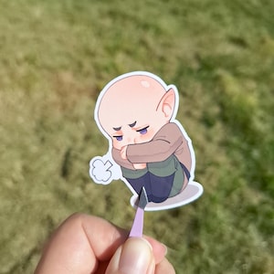 Dragon Age solas 2.5 inch holographic waterproof sticker