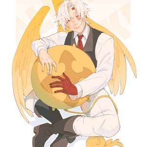D Gray Man Allen Walker 5x7 matte mini print