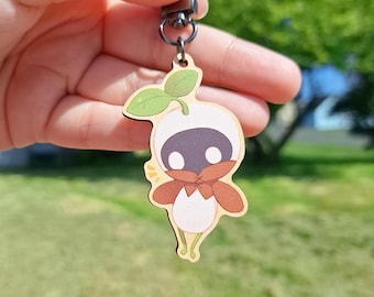 Final Fantasy minions 2.5 inch wooden keychains