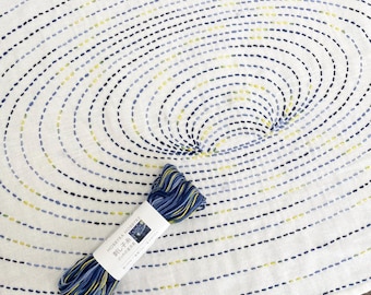 SASHIKO for dish towel " oval " HOBBYRAHOBBYRE cloth or cloth & yarn