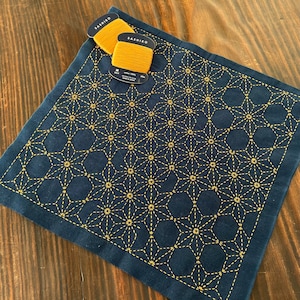 SASHIKO for dish towel"Nagomi" ASANOHA <olympus> cloth or cloth & yarn