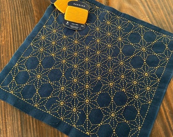 SASHIKO for dish towel"Nagomi" ASANOHA <olympus> cloth or cloth & yarn