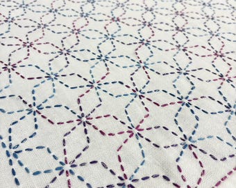 SASHIKO for dish towel "KAKUSHIPPO" HOBBYRAHOBBYRE cloth or cloth & yarn