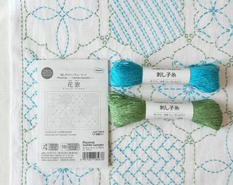 Sashiko placemats <olympus> Finished size: 31cm x 45cm / Cloth Only / Enjoy stitching after tailoring the fabric.