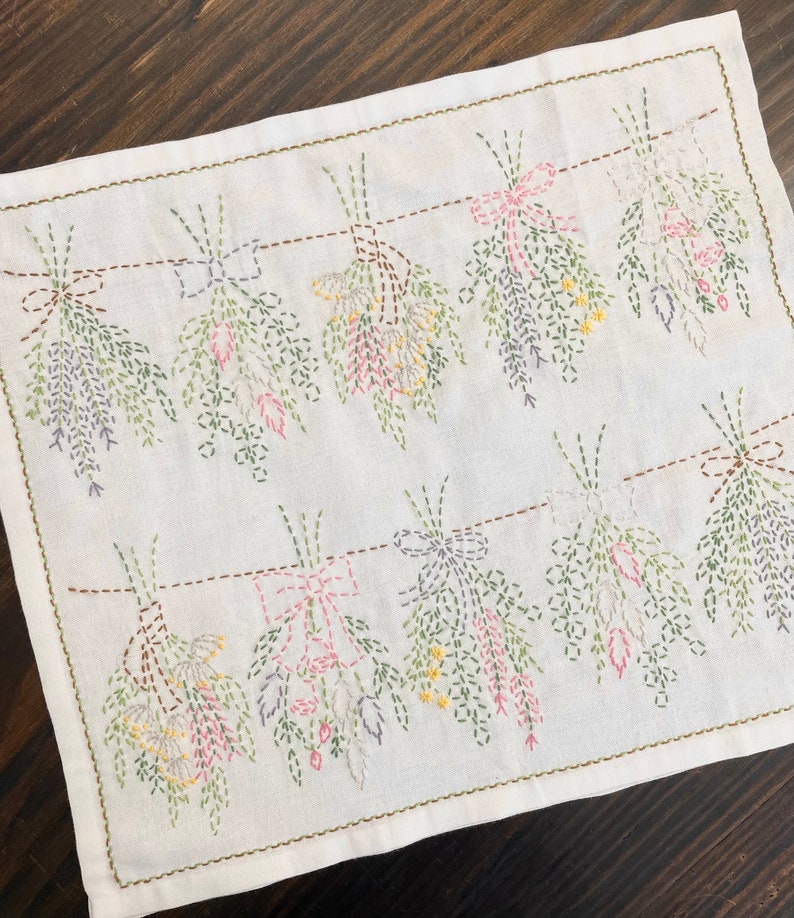 SASHIKO for Dish Towel SWAG HOBBYRAHOBBYRE Cloth or Cloth & Yarn Etsy