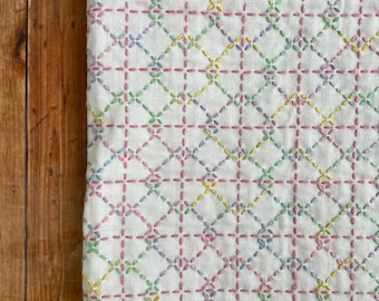 SASHIKO for dish towel "HIYOKUIGETA" HOBBYRAHOBBYRE cloth or cloth & yarns